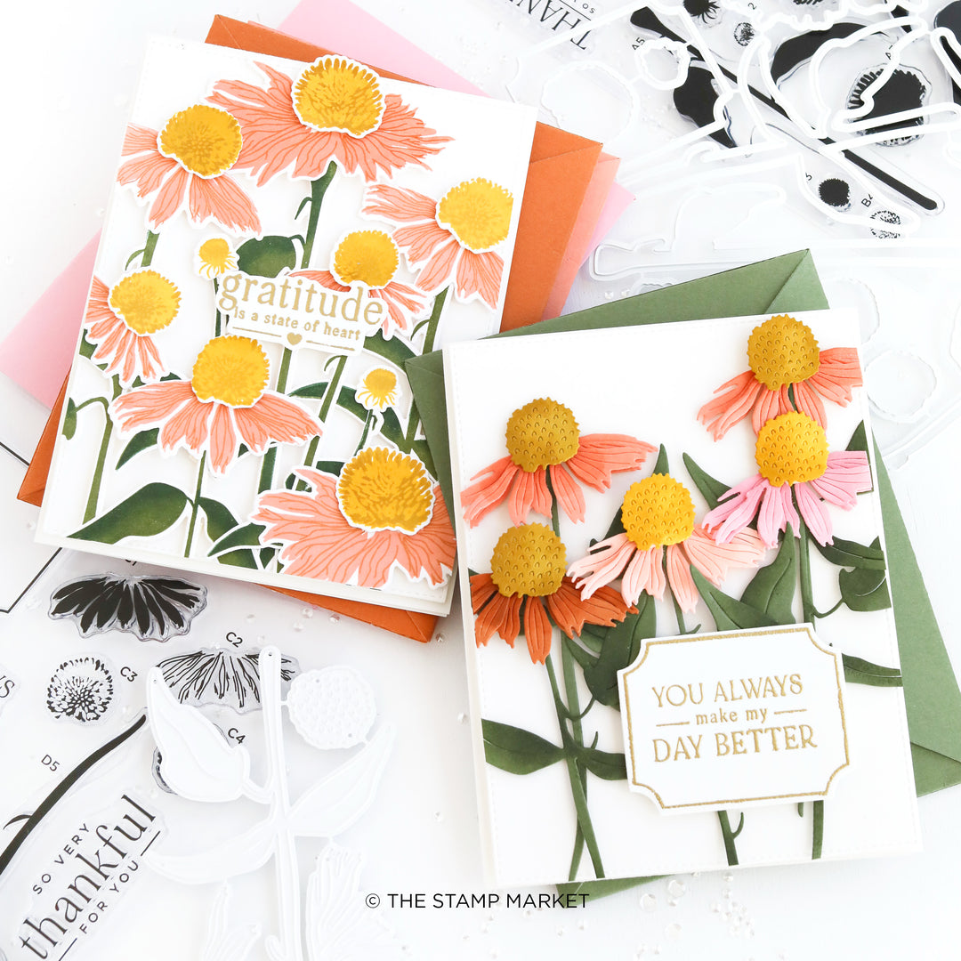 CONEFLOWER FIELD STAMP