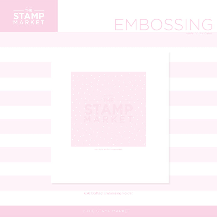 DOTTED EMBOSSING FOLDER