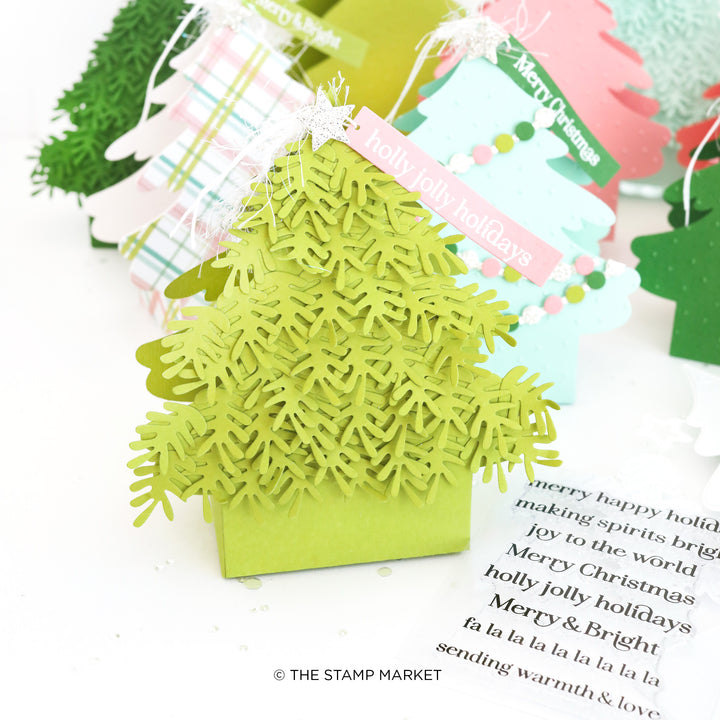 FESTIVE FIR GIFT BAG DIE