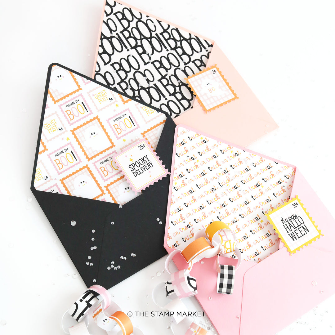 GHOST POST 6X8 PATTERN PAPER