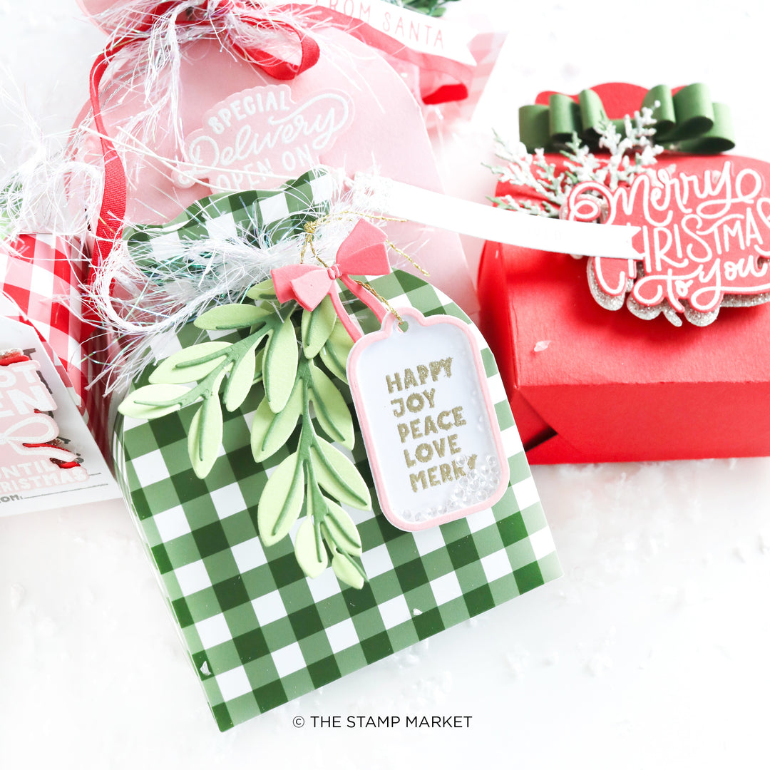 HOLIDAY GINGHAM 6X8 PAPERS