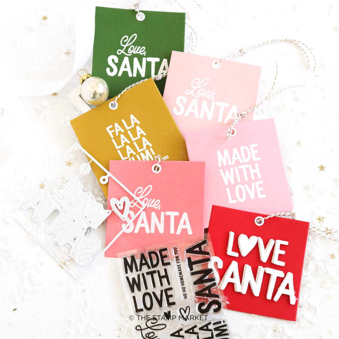 LOVE SANTA STAMP