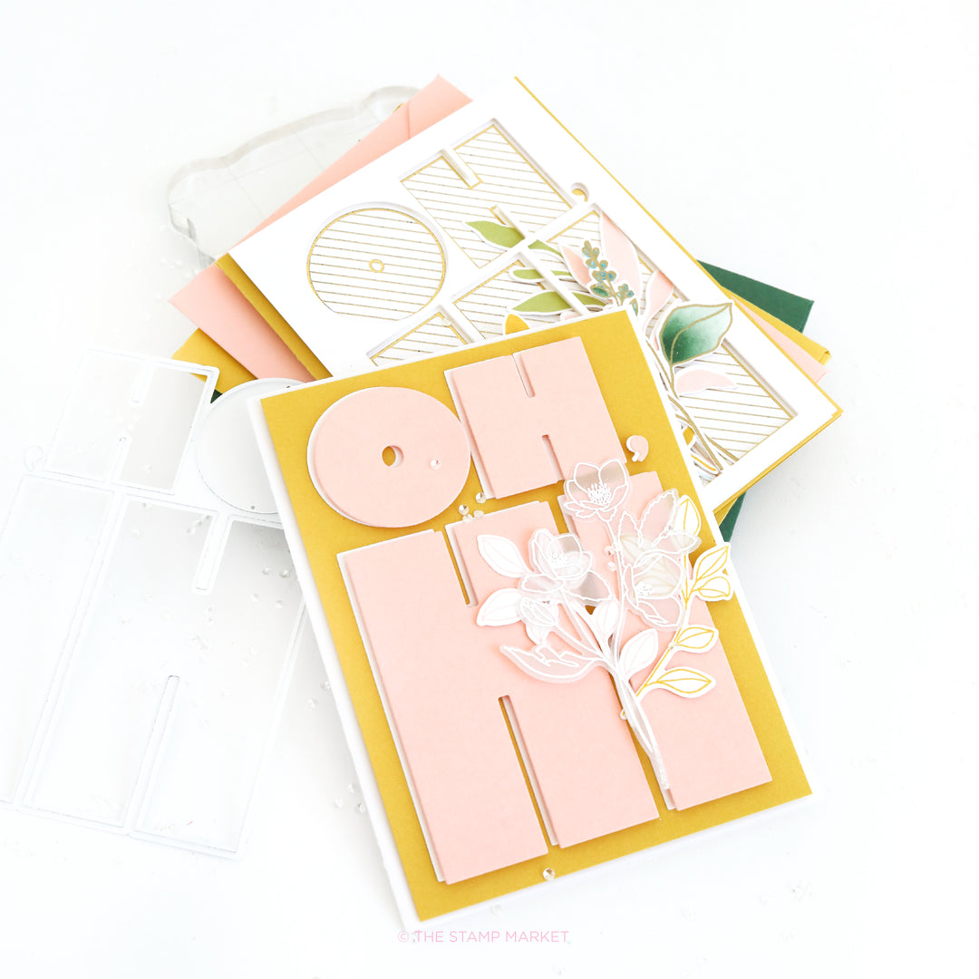 DREAM, GROW, BLOOM STAMP