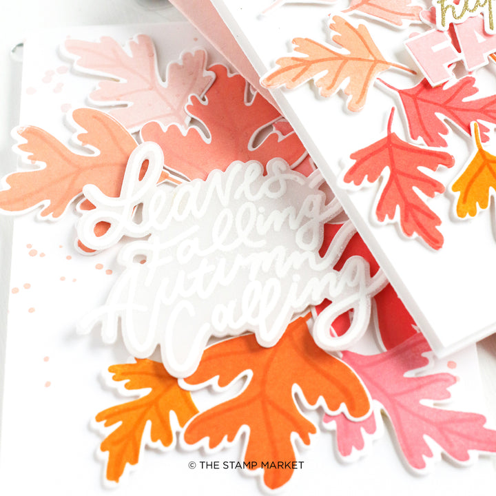 FALLING LEAVES STAMP & DIE BUNDLE