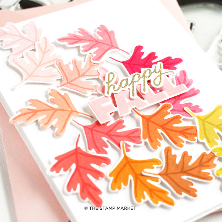 FALLING LEAVES STAMP & DIE BUNDLE