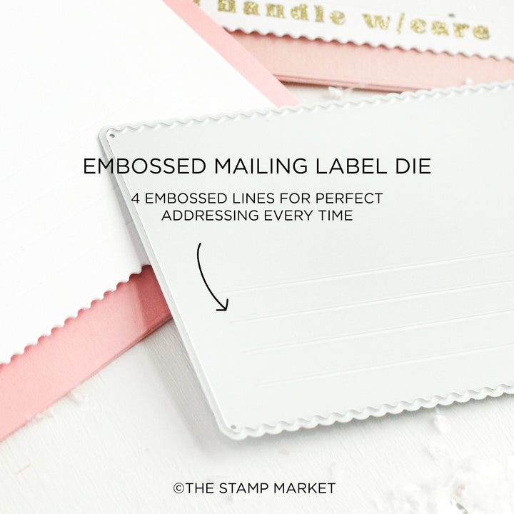 Embossed Mailing label Die