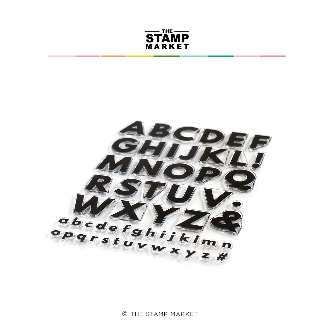 Chunky Alphabet Stamp Set