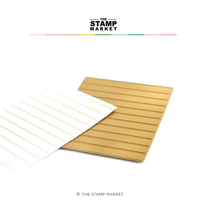 Simple Stripes Foil Plate