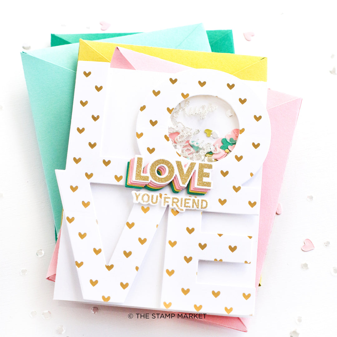 BOLD HEARTS HOT FOIL PLATE