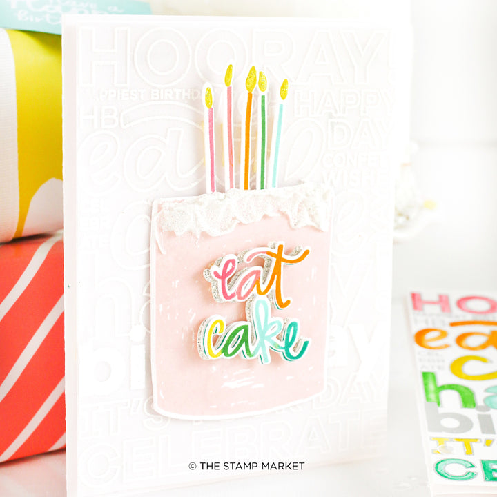 Eat Cake Stamp Set