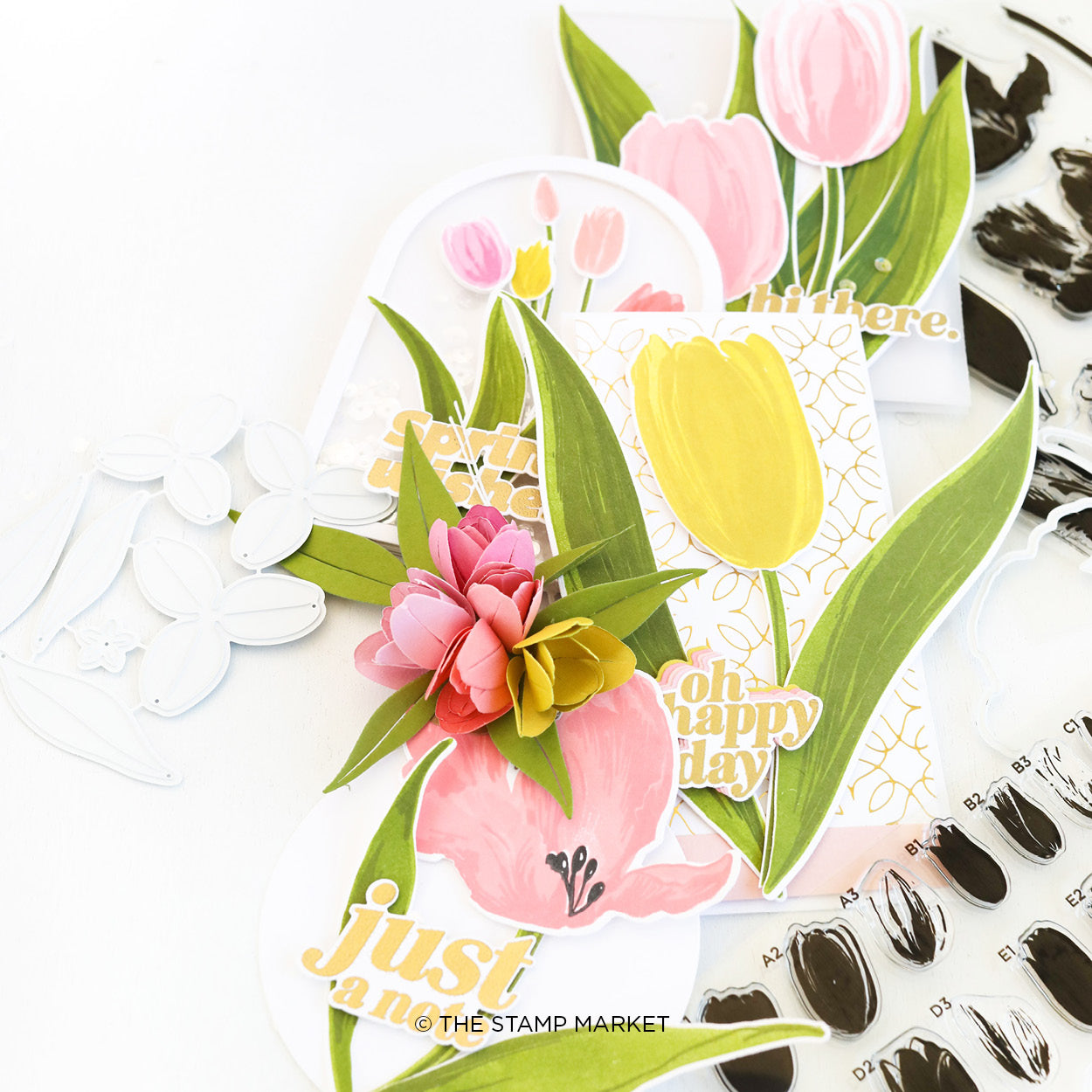再値下！未使用　チューリップスタンプ＆ダイ　スタンピンアップ JUMBO TULIP STAMP & DIE BUNDLE – The Stamp Market