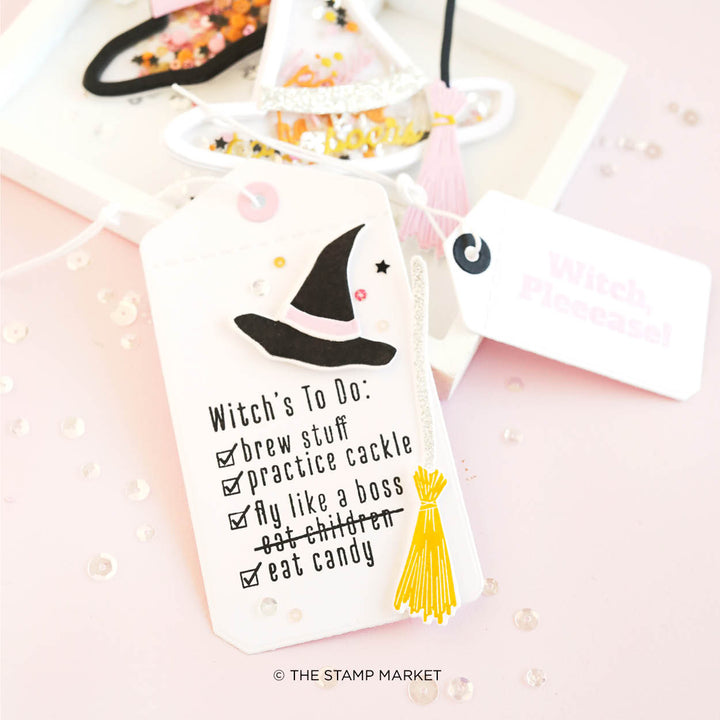 WITCH PLEEEASE STAMP SET